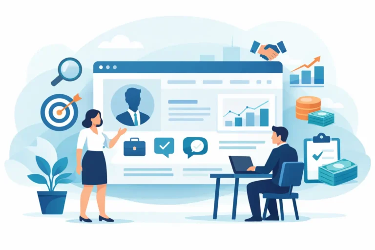 Página web para servicios profesionales que vende